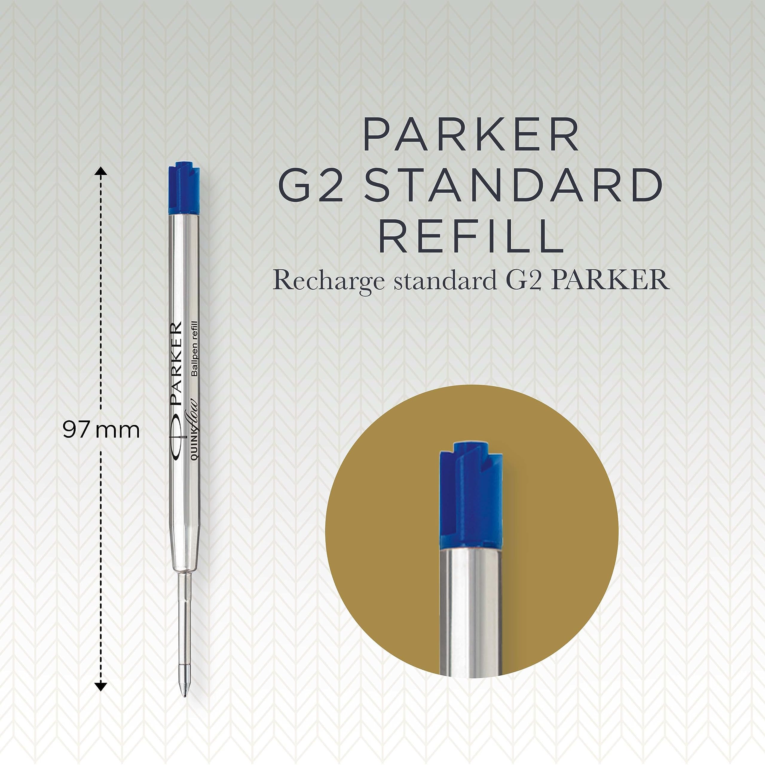 Foto 4 pulgar | Cartuchos De Recarga De Tinta Para Pluma Estilográfica Parker Quink Long Blue - Venta Internacional.