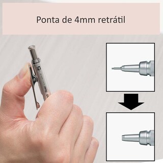 Foto 4 | Lápiz De Dibujo Mecánico Pentel Graph Gear 1000 0,9 Mm - Venta Internacional.