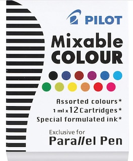 Foto 1 | Recambios De Tinta Pilot Parallel Mixable Color Para Caligrafía, Paquete De 12 - Venta Internacional.