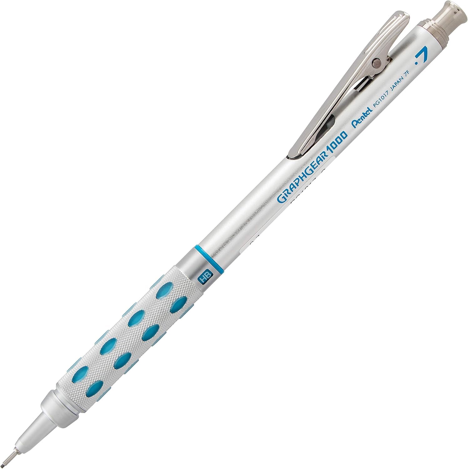 Lápiz De Dibujo Mecánico Pentel Graph Gear 1000 De 0,7 Mm, Color Azul - Venta Internacional.