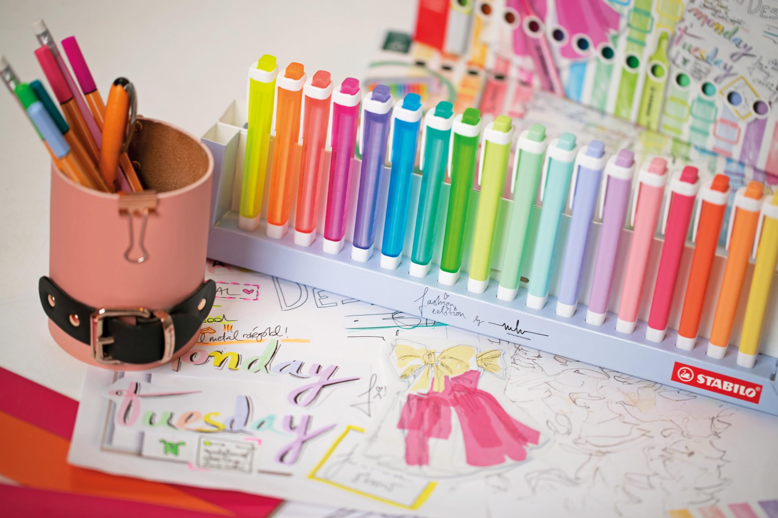 Foto 7 pulgar | Iluminador Stabilo Swing Cool Deskset 18 Neon 10 Pastel - Venta Internacional.