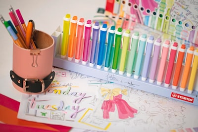 Foto 6 | Iluminador Stabilo Swing Cool Deskset 18 Neon 10 Pastel - Venta Internacional.