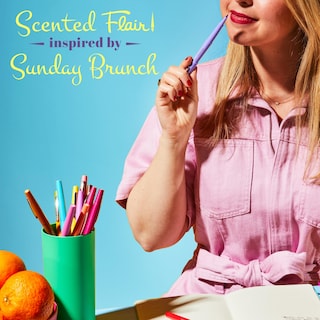 Foto 2 | Bolígrafos Con Punta De Fieltro Paper Mate Flair Sunday Brunch, 16 Unidades - Venta Internacional.