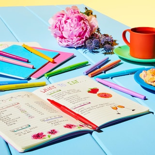Foto 7 | Bolígrafos Con Punta De Fieltro Paper Mate Flair Sunday Brunch, 16 Unidades - Venta Internacional.
