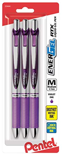 Foto 8 pulgar | Bolígrafos De Gel Pentel Energel Deluxe Rtx De 0,7 Mm, Punta Mediana, X3 - Venta Internacional.