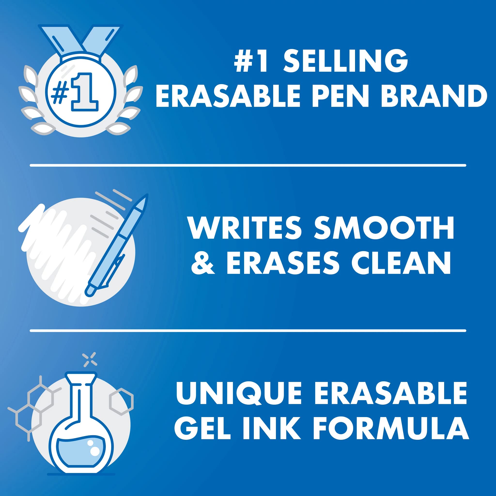 Foto 5 pulgar | Bolígrafos De Tinta De Gel Pilot Frixion Point, 0,5 Mm, Extrafinos, Paquete De 3 - Venta Internacional.