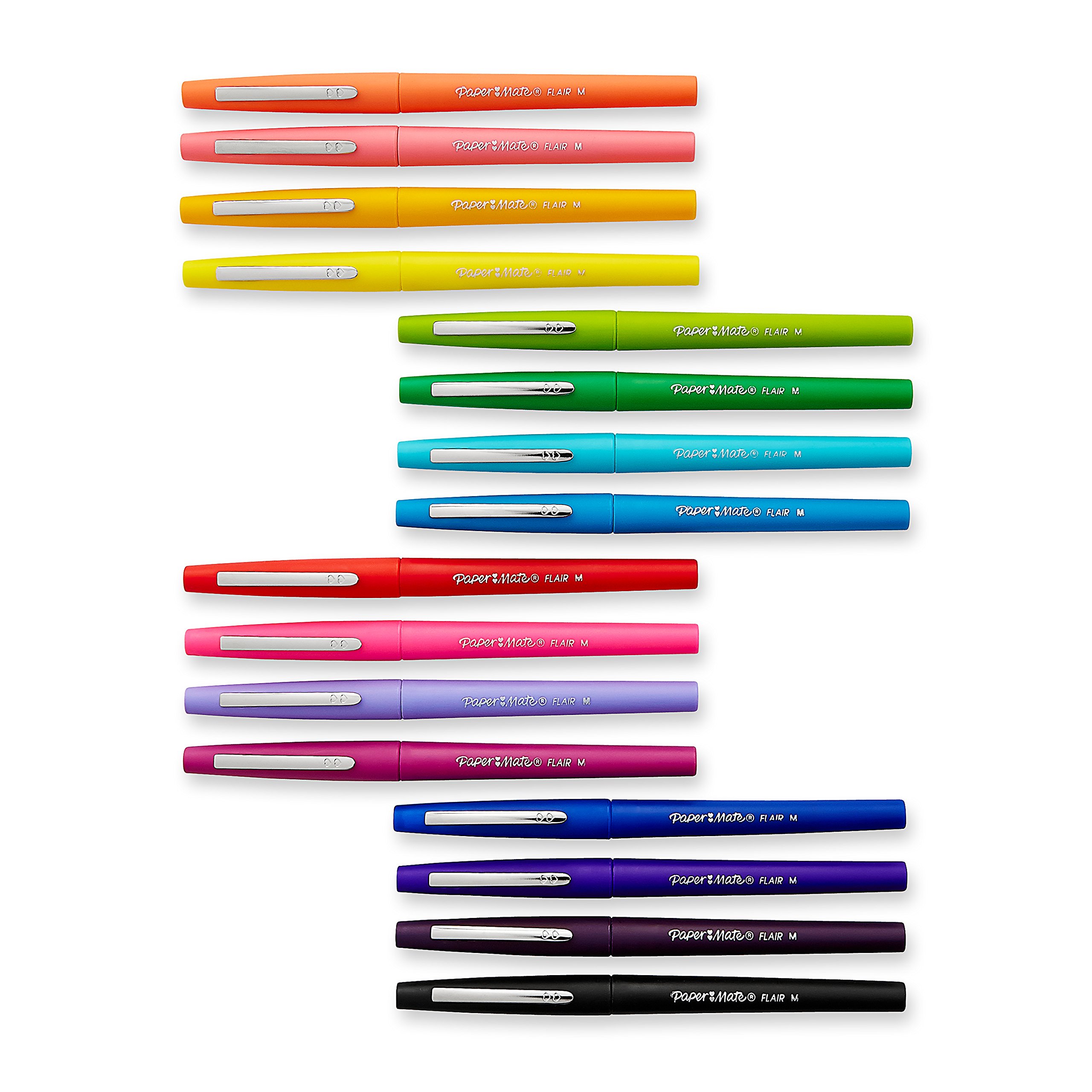 Foto 2 | Bolígrafos Con Punta De Fieltro Paper Mate Flair, Punta Mediana, 0,7 Mm, 16 Unidades - Venta Internacional.