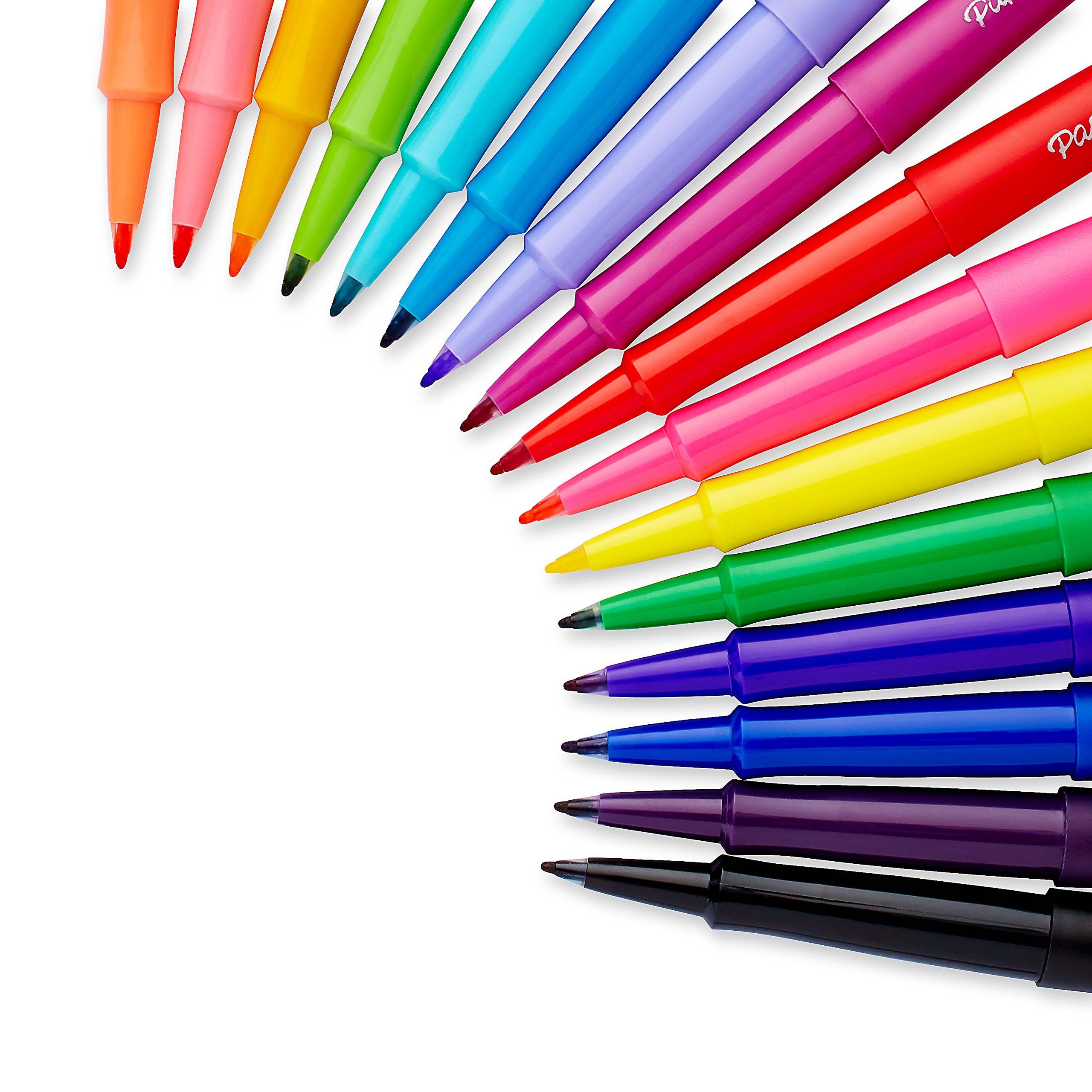 Foto 3 | Bolígrafos Con Punta De Fieltro Paper Mate Flair, Punta Mediana, 0,7 Mm, 16 Unidades - Venta Internacional.