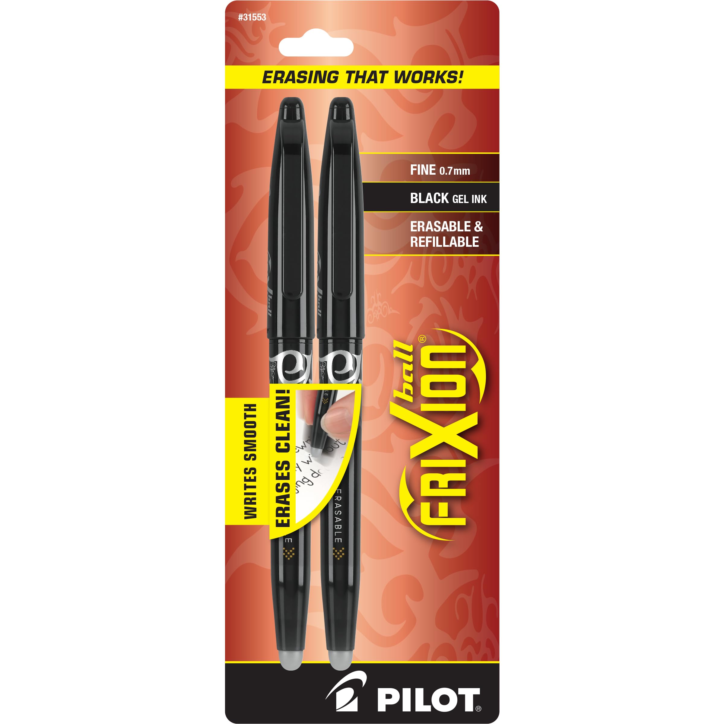 Foto 2 pulgar | Bolígrafos De Tinta De Gel Pilot Frixion Ball Borrables De Punta Fina De 0,7 Mm - Venta Internacional.