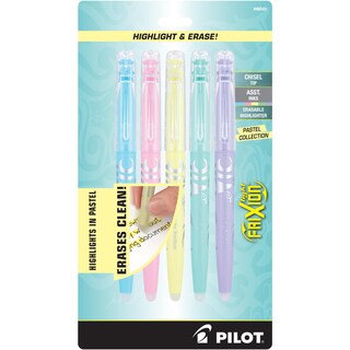 Foto 1 | Iluminadores Pilot Frixion, Color Pastel Claro, Borrables, Paquete De 5 - Venta Internacional.