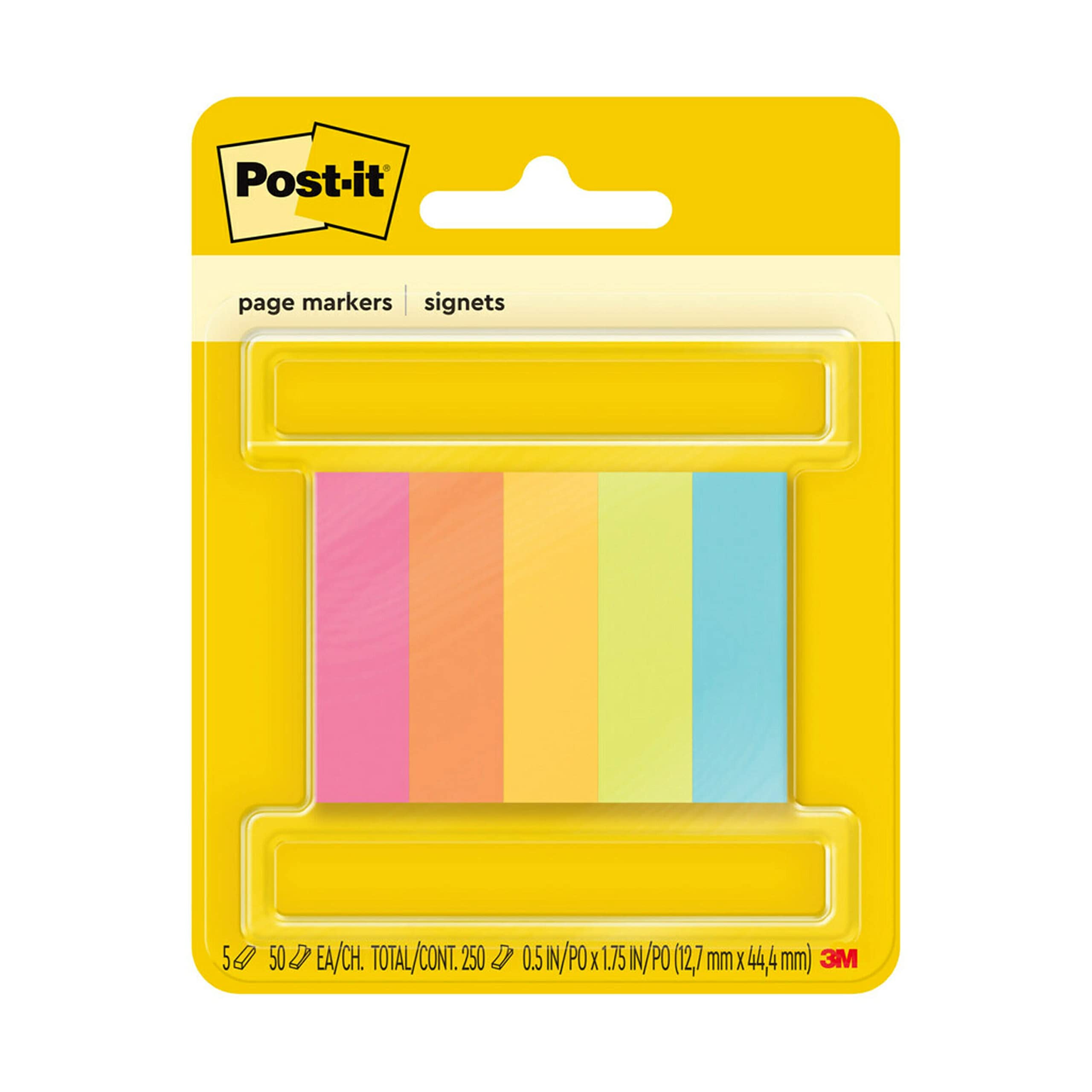Foto 2 pulgar | Marcadores De Página Post-it De 1,3 Cm X 5 Cm, Colores Surtidos, 50 Hojas - Venta Internacional.