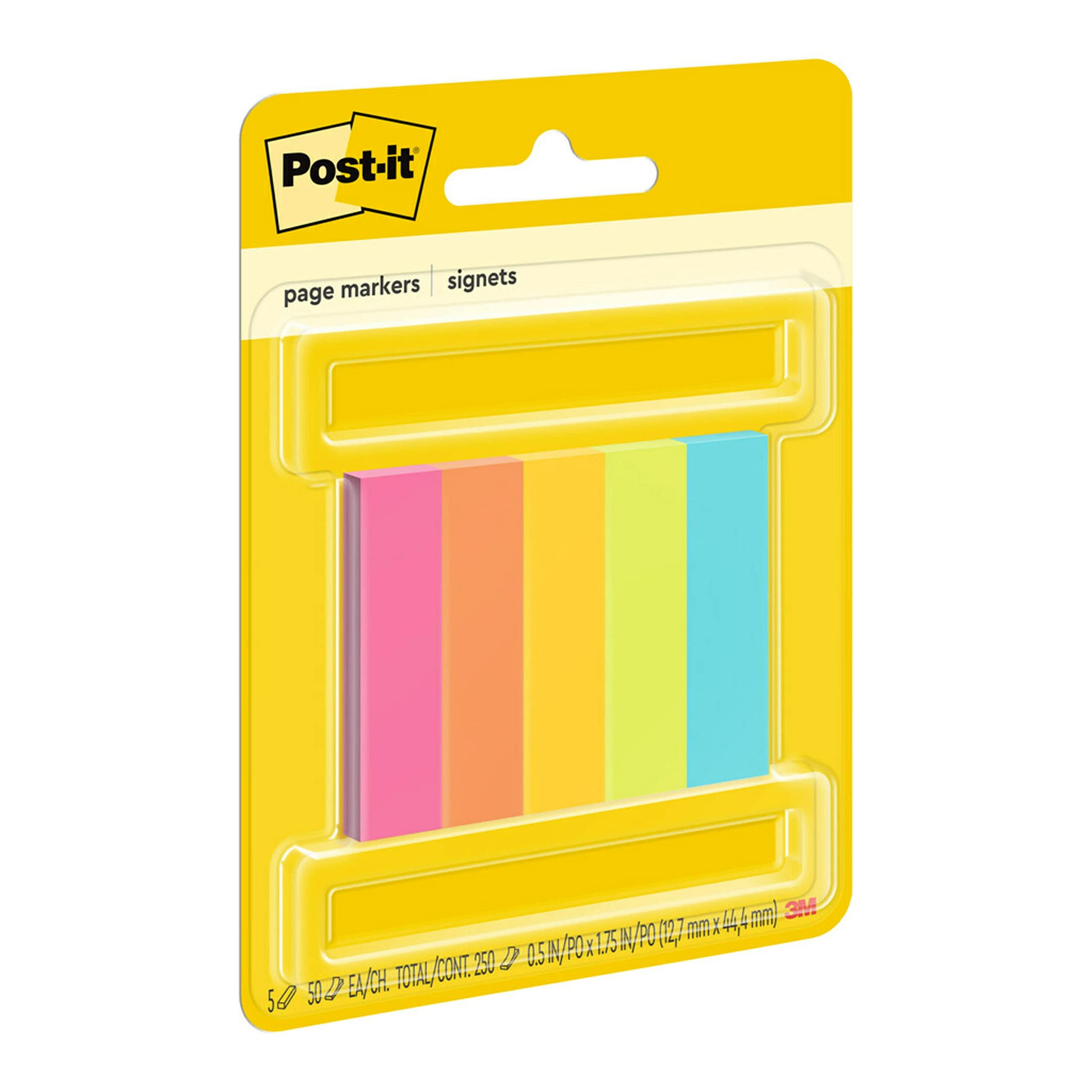 Foto 3 pulgar | Marcadores De Página Post-it De 1,3 Cm X 5 Cm, Colores Surtidos, 50 Hojas - Venta Internacional.