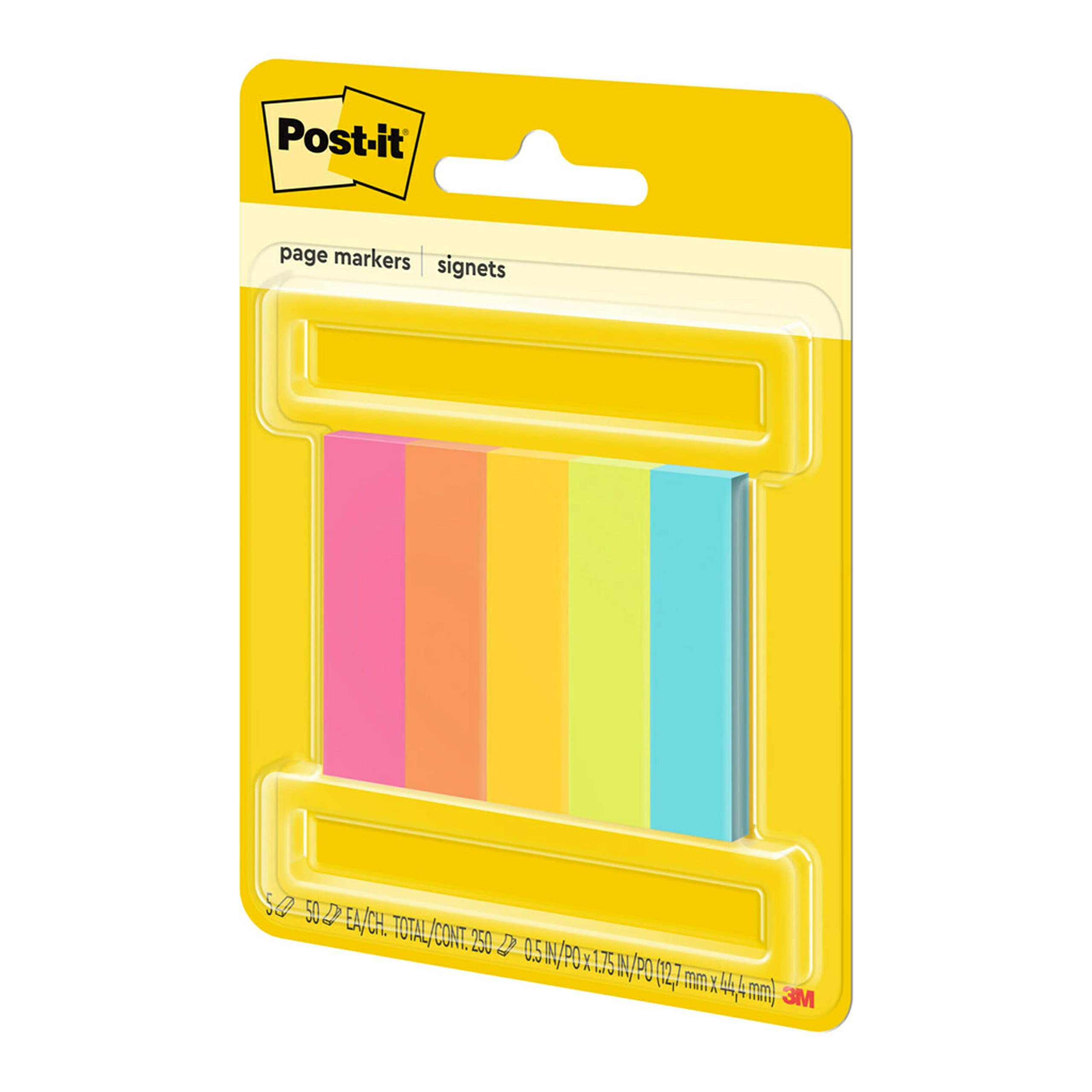 Foto 4 pulgar | Marcadores De Página Post-it De 1,3 Cm X 5 Cm, Colores Surtidos, 50 Hojas - Venta Internacional.