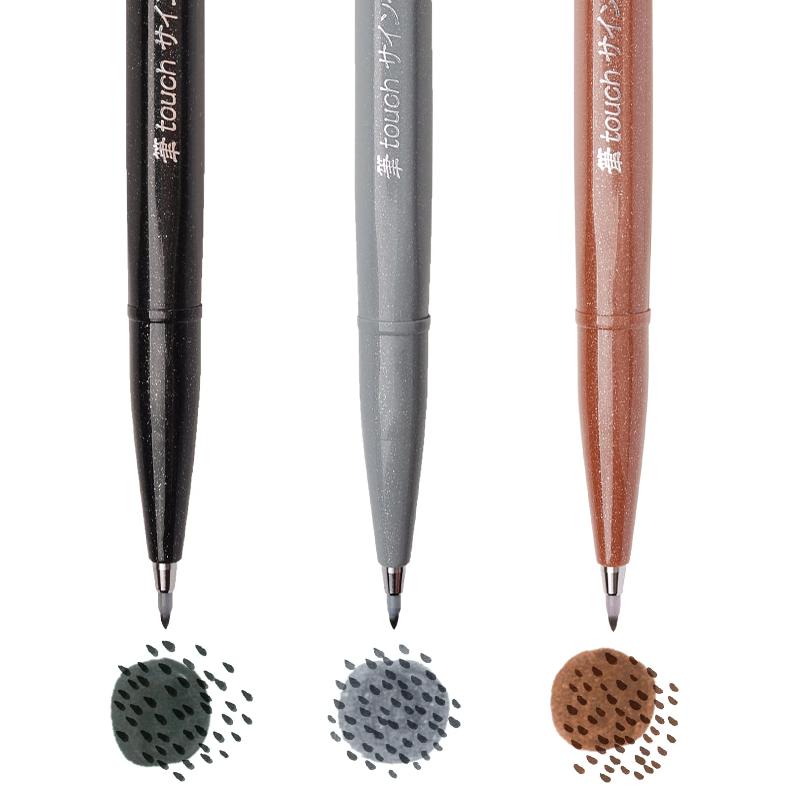 Foto 5 pulgar | Marcadores Con Punta De Pincel Pentel 3 U-ses15c-aen-est A Base De Agua - Venta Internacional.