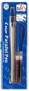 Foto 1 | Juego De Bolígrafos De Caligrafía Pilot Parallel Con Punta De 6,0 Mm Con Cartuchos De Tinta - Venta Internacional.
