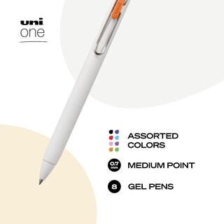 Foto 2 | Bolígrafos de Gel Uni-ball de 0,7 mm Punta Mediana Paquete de 8- Venta Internacional
