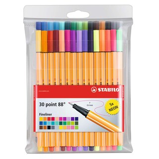 Foto 1 | Cartera Fineliner Stabilo Point 88 De 30 Colores Surtidos - Venta Internacional