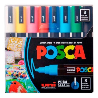 Foto 1 | Posca 5m Marcadores Acrílico Multicolor