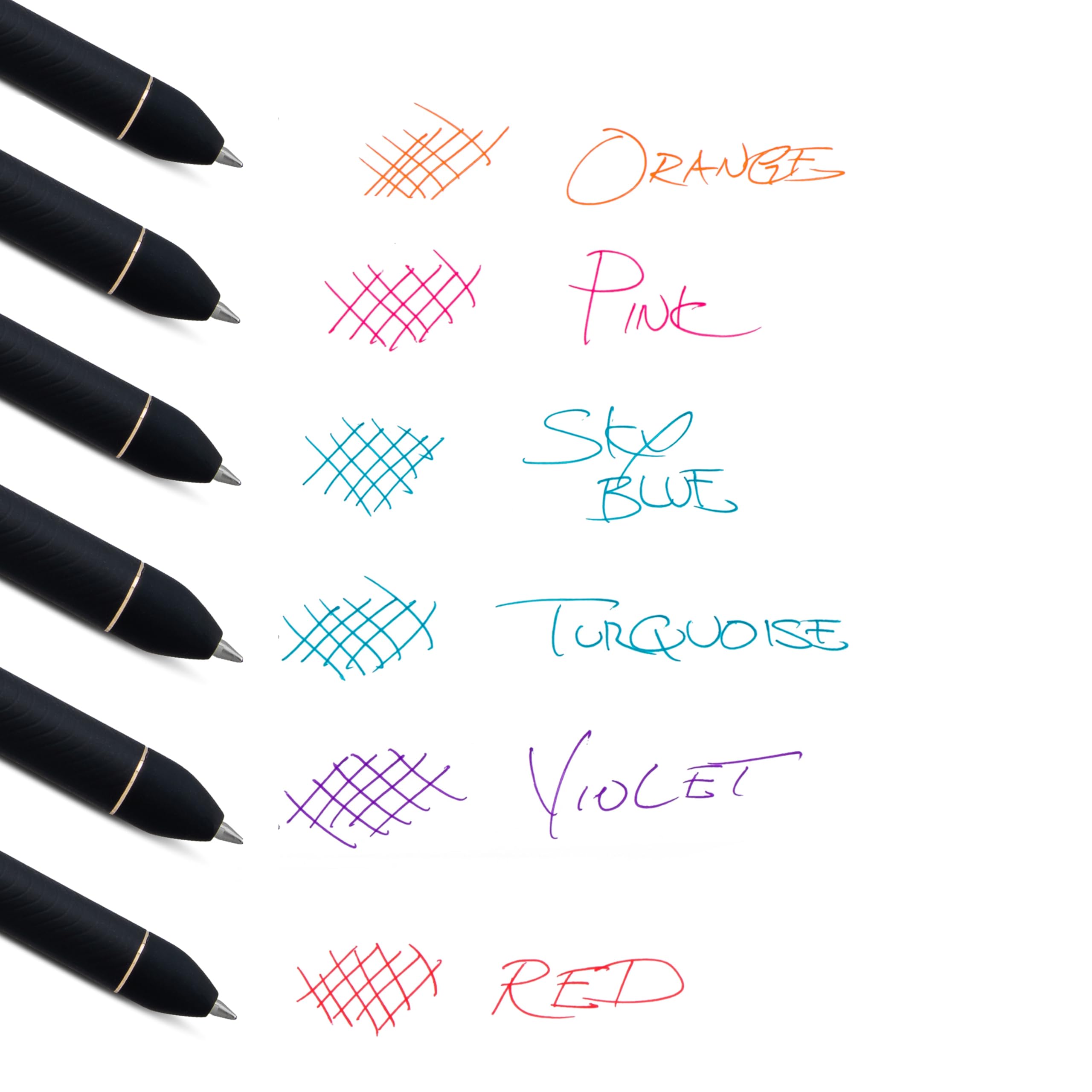 Foto 4 pulgar | Bolígrafo Retráctil Pentel Energel Kuro Shades Of Joy, Paquete De 6 - Venta Internacional.
