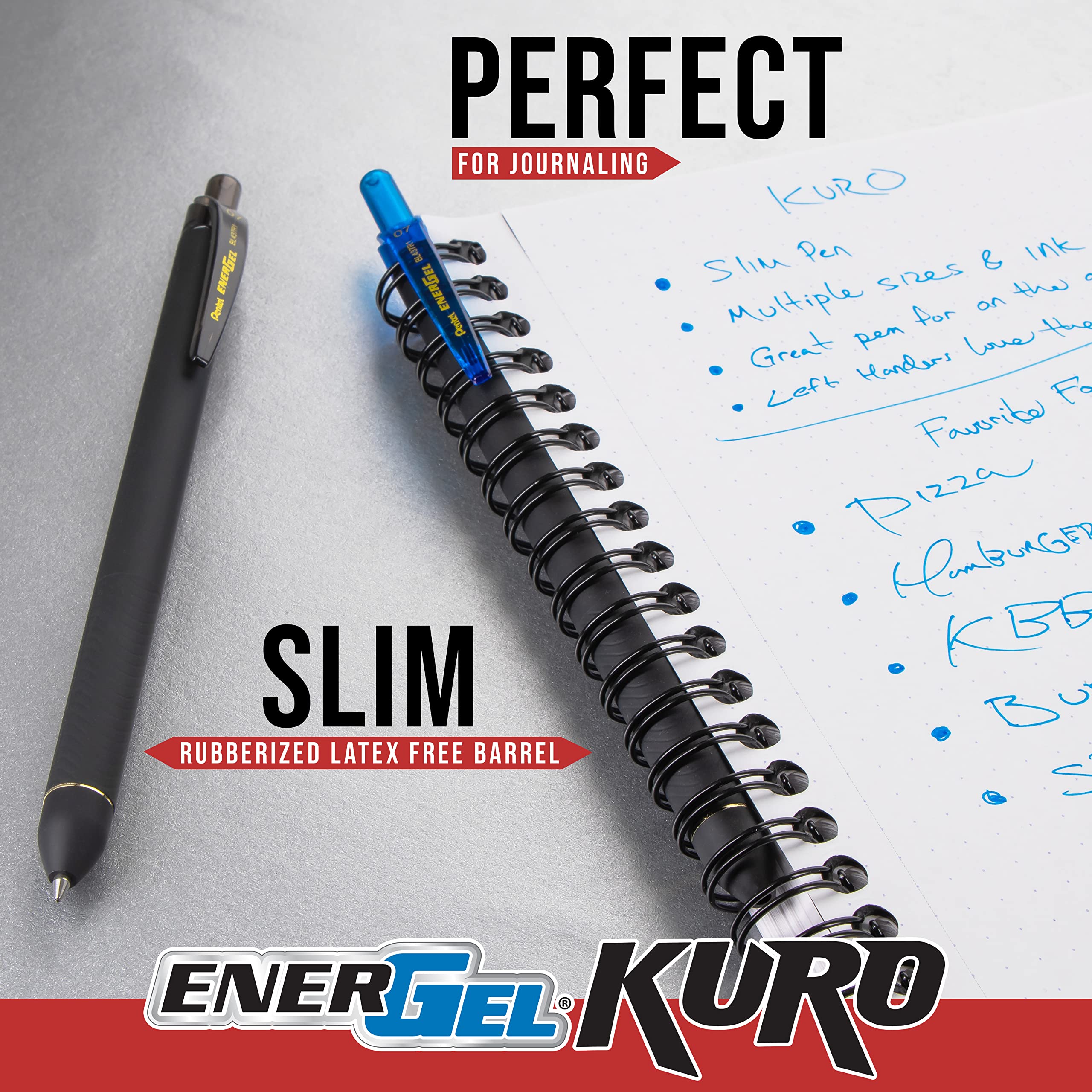 Foto 6 pulgar | Bolígrafo Retráctil Pentel Energel Kuro Shades Of Joy, Paquete De 6 - Venta Internacional.
