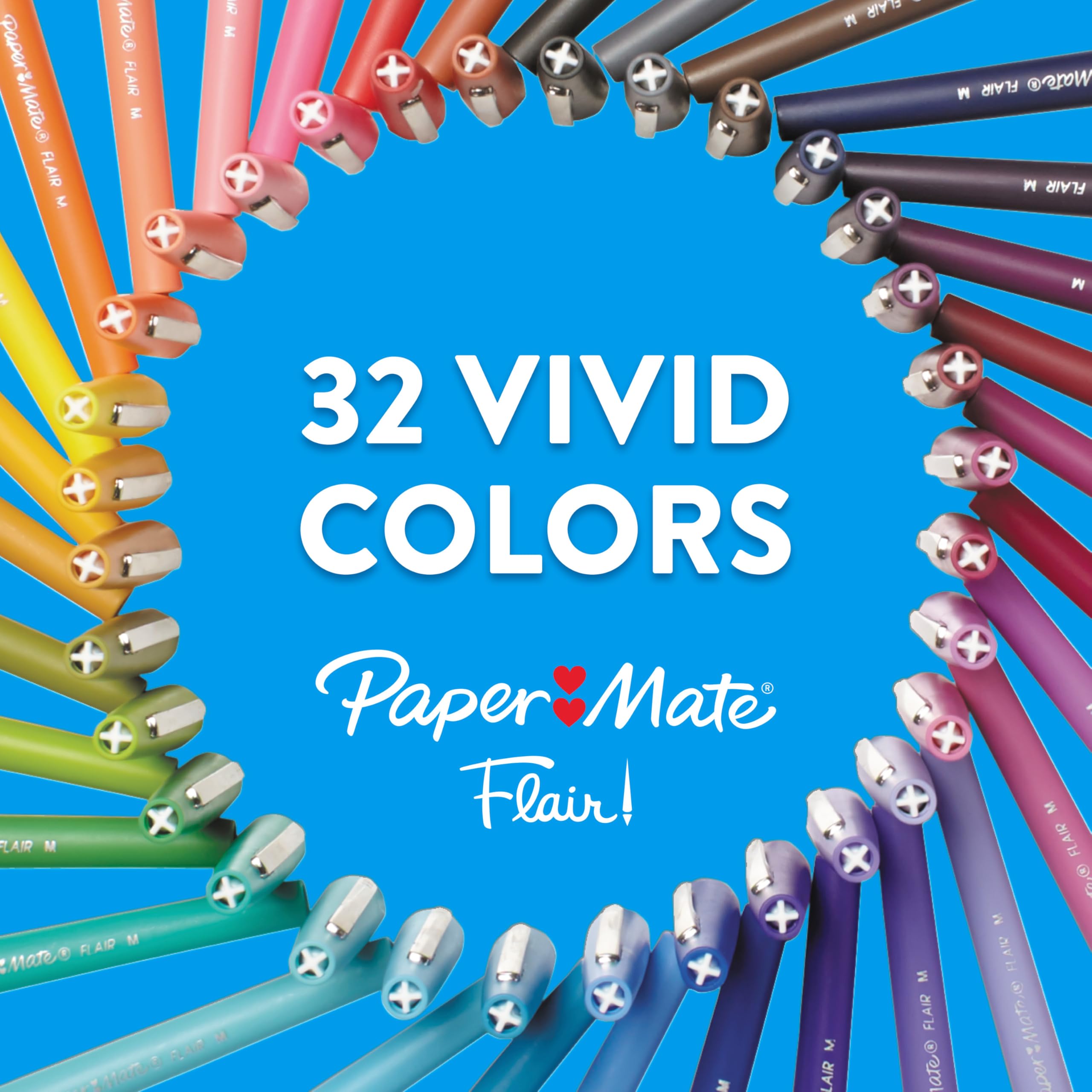Foto 3 pulgar | Rotuladores Paper Mate Flair Con Punta De Fieltro De 0,7 Mm, Tamaño Mediano, 24 Unidades - Venta Internacional.