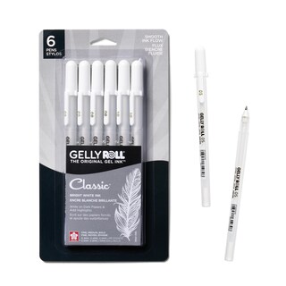 Foto 1 | Bolígrafos De Gel Sakura Gelly Roll, Punta Fina, Mediana Y Llamativa 05/08/10, 6 Unidades - Venta Internacional.