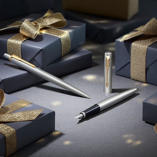 Foto 7 | Pluma Estilográfica Parker Jotter Azul Real Con Punta Mediana - Venta Internacional.