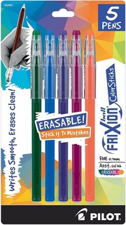 Foto 1 | Bolígrafos De Tinta De Gel Pilot Frixion Colorsticks De Punta Fina De 0,7 Mm, Paquete De 5 - Venta Internacional.