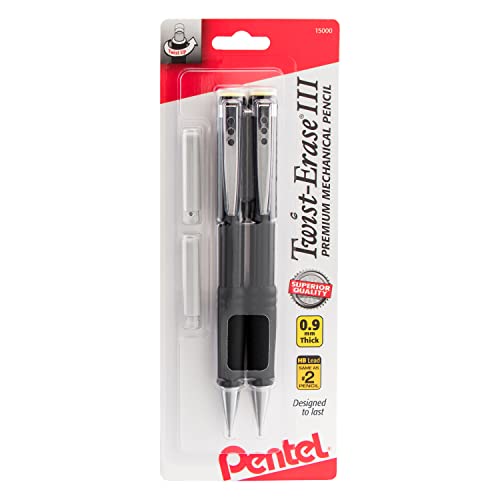 Foto 3 pulgar | Lápices Mecánicos Pentel Twist-erase Iii, 0,9 Mm, Paquete De 2 - Venta Internacional.