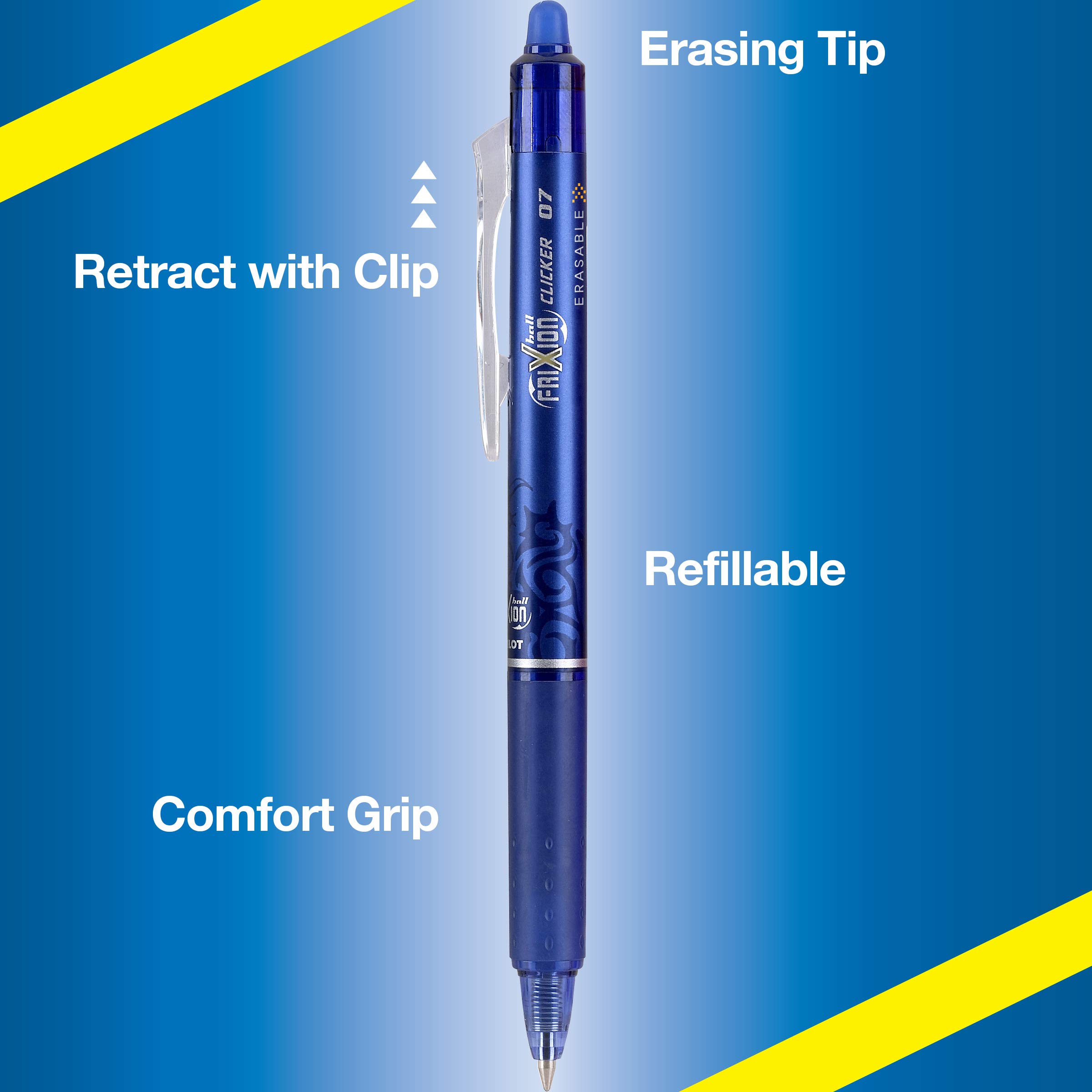Foto 4 pulgar | Bolígrafos De Gel Pilot Frixion Clicker, Borrables, Finos, 0,7 Mm, Paquete De 15 - Venta Internacional.