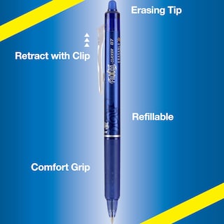 Foto 3 | Bolígrafos De Gel Pilot Frixion Clicker, Borrables, Finos, 0,7 Mm, Paquete De 15 - Venta Internacional.