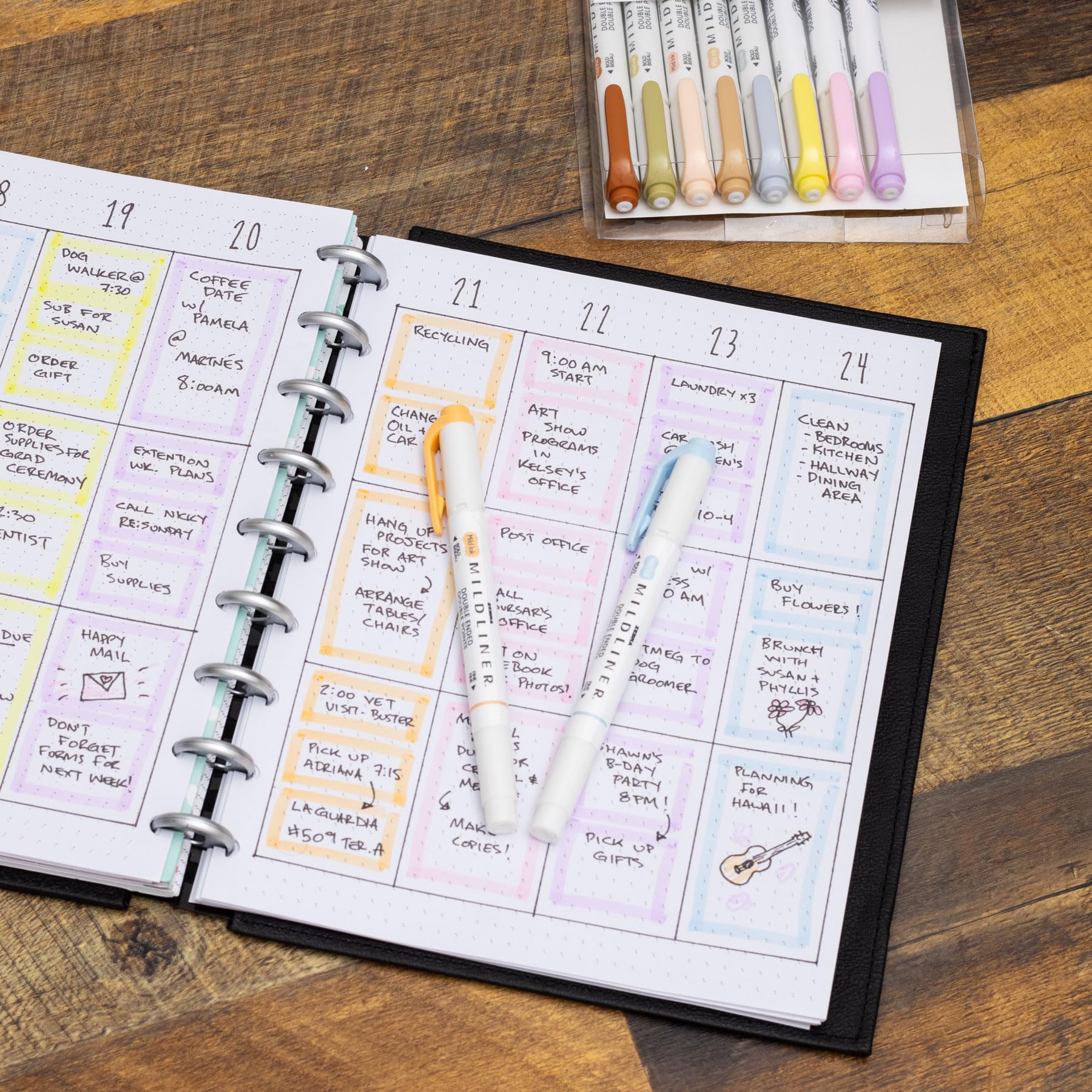 Foto 4 | Set De Iluminadores Zebra Pen Mildliner De Doble Punta, Paquete De 10 - Venta Internacional.