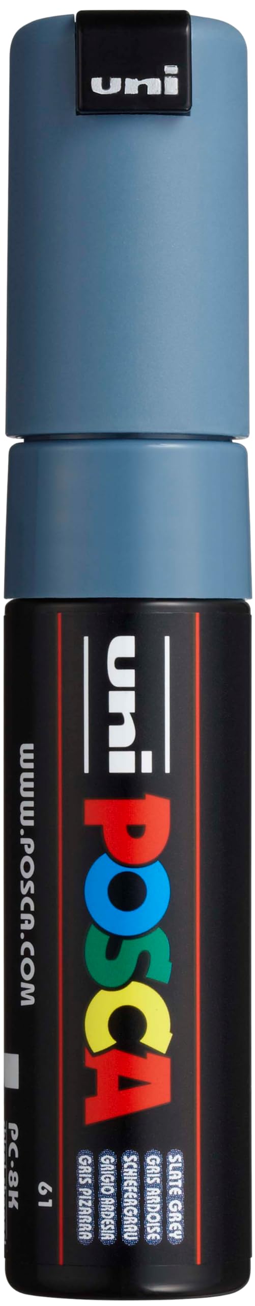 Marcador Posca 8k Gris Pizarra Para Material De Arte, Material Escolar - Venta Internacional.