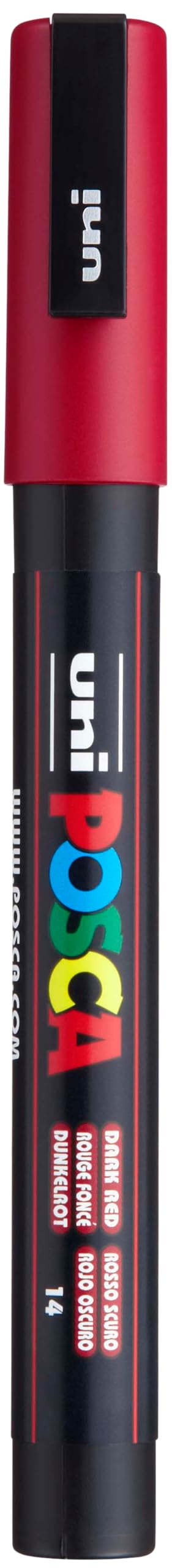 Rotulador Posca 1m Rojo Oscuro Para Material De Arte, Material Escolar - Venta Internacional.