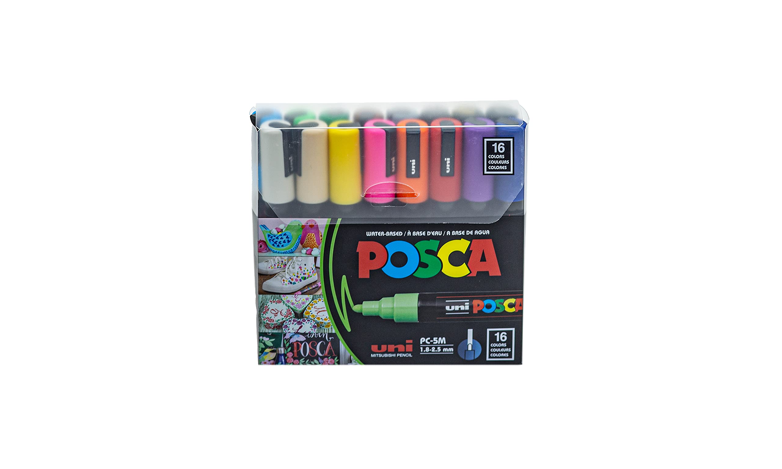 Rotulador Posca Pc-5m Extrafino De 1,8-2,5 Mm, 16 Colores - Venta Internacional.
