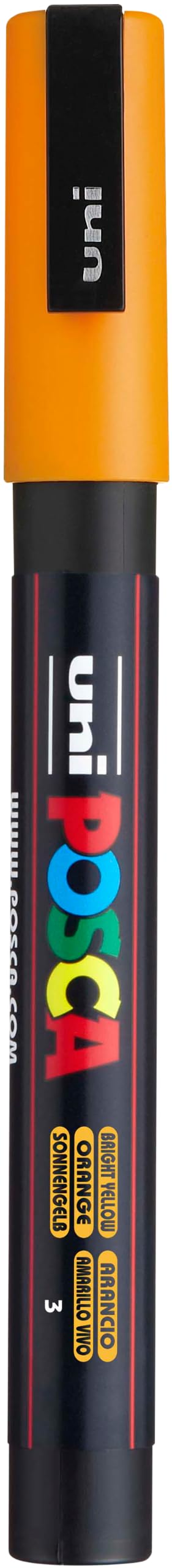 Rotulador Posca 3m Naranja Para Material De Arte Y Material Escolar - Venta Internacional.