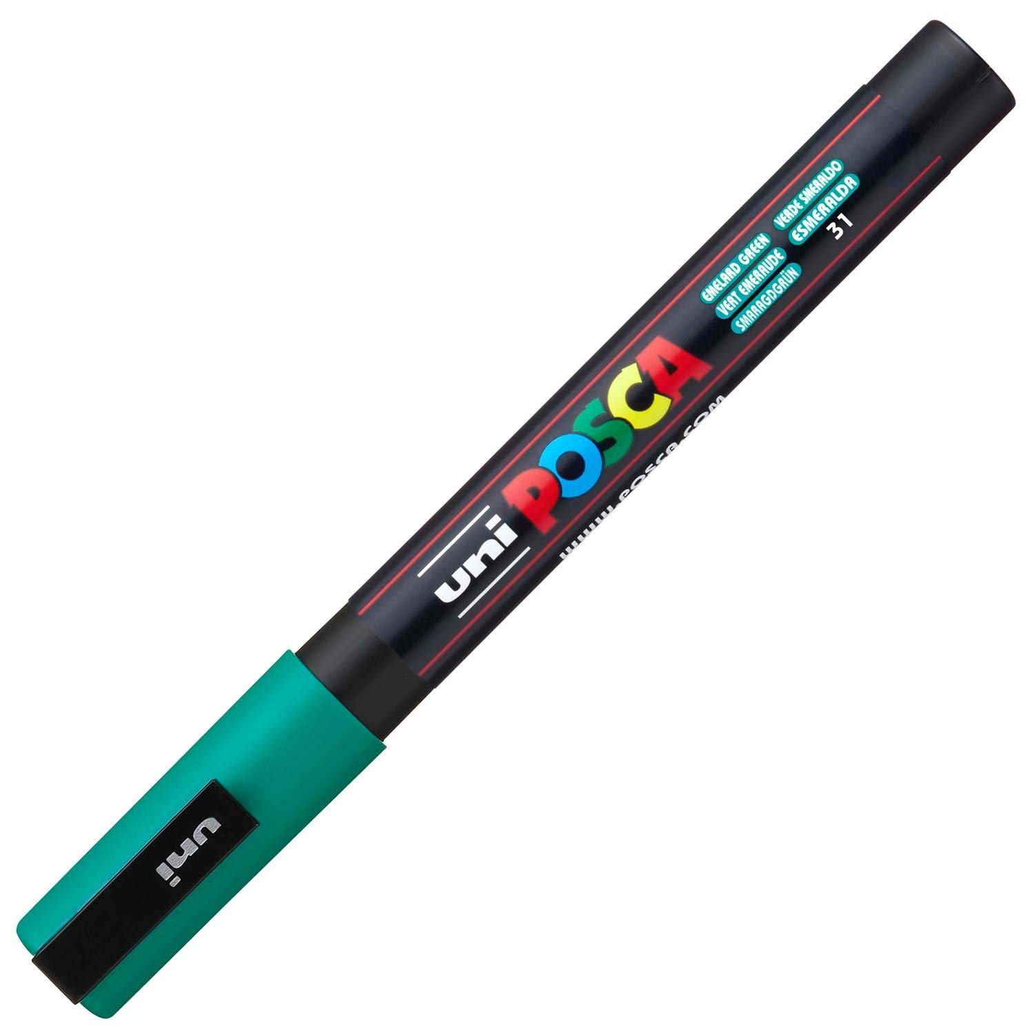 Rotulador De Pintura Acrílica Posca Fine Emerald Green - Venta Internacional.