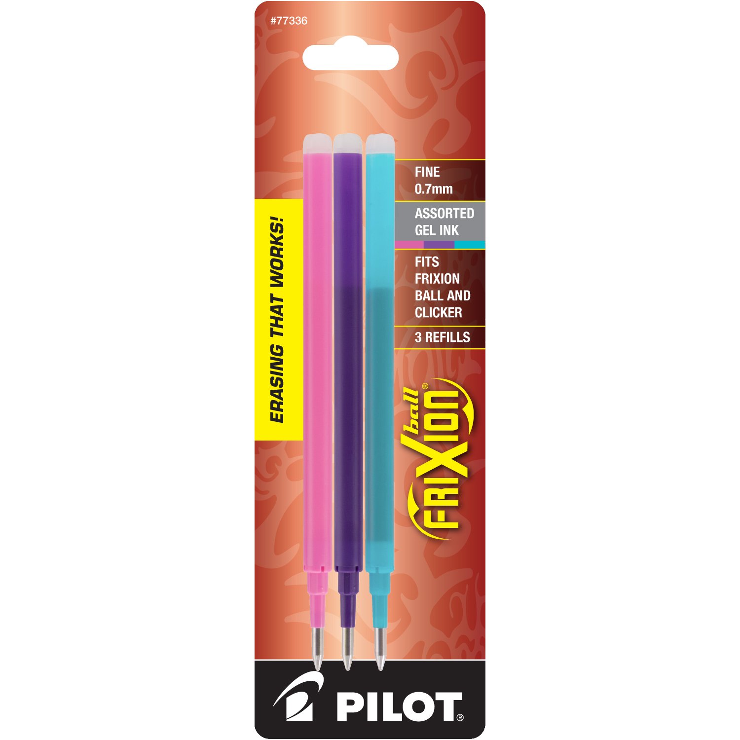 Foto 2 pulgar | Recambios De Tinta De Gel Pilot Frixion Ball, Bolígrafos Borrables De 0,7 Mm, Paquete De 3 - Venta Internacional.