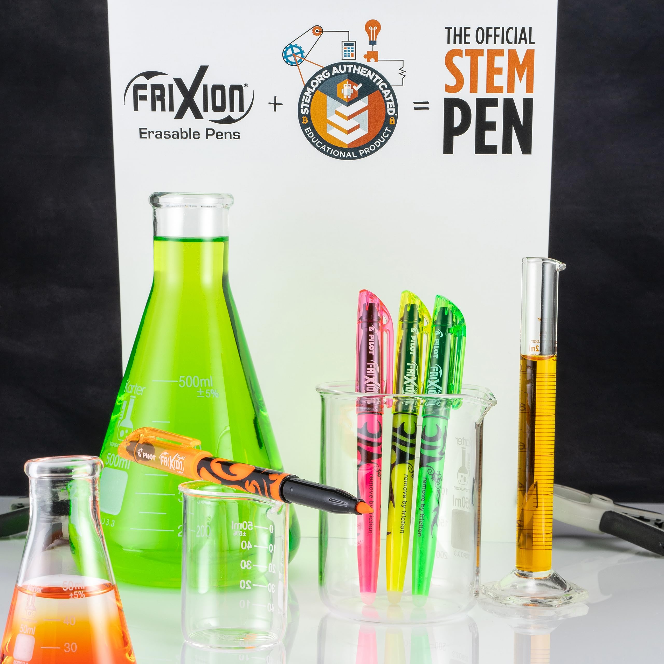 Foto 5 pulgar | Highlighters Pilot Frixion Light, Punta Cincelada Borrable, Paquete De 12 - Venta Internacional.