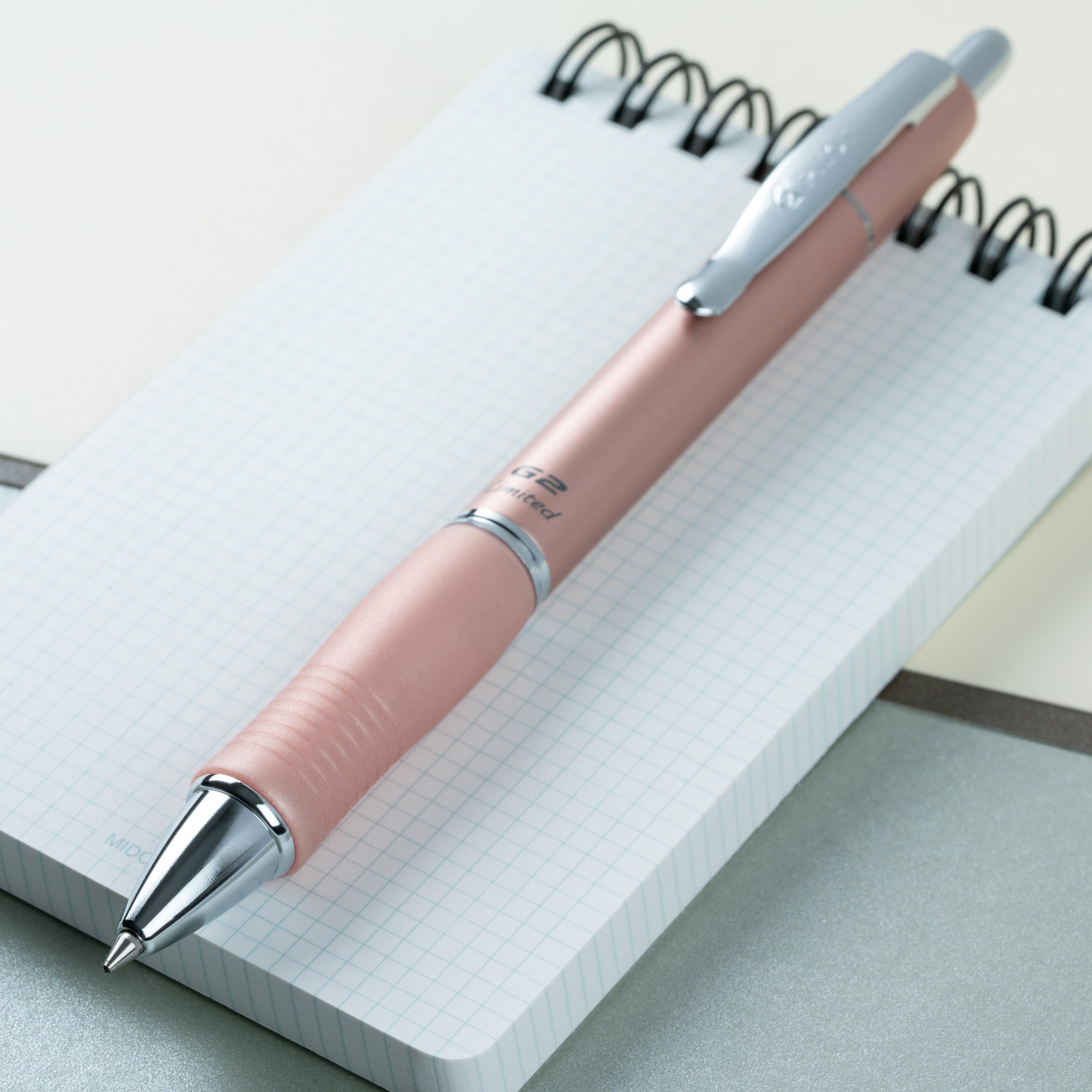 Foto 2 | Bolígrafo De Gel Pilot G2 Limited Premium, 0,7 Mm, Oro Rosa - Venta Internacional.