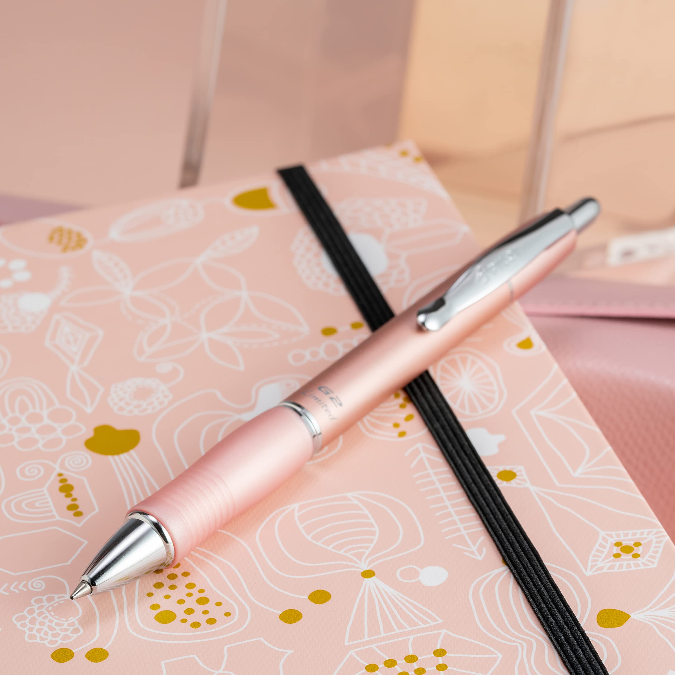 Foto 5 | Bolígrafo De Gel Pilot G2 Limited Premium, 0,7 Mm, Oro Rosa - Venta Internacional.