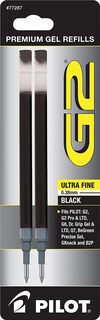 Foto 1 | Recargas Pilot G2 De Tinta De Gel Ultrafina De Punta Ultrafina De 0,38 Mm, Color Negro, X2 - Venta Internacional.