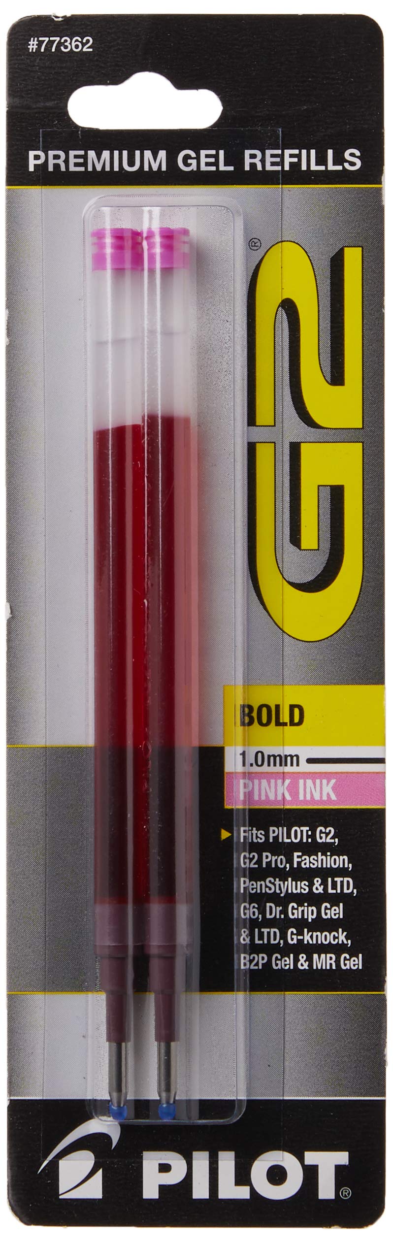 Foto 2 pulgar | Recambios De Tinta De Gel Pilot G2 Bold Point De 1 Mm, Color Rosa, Paquete De 2 - Venta Internacional.