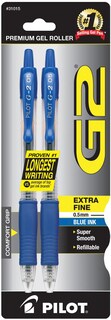 Foto 1 | Bolígrafos De Gel Pilot G2 Premium Con Punta Extrafina De 0,5 Mm, Color Azul - Venta Internacional.