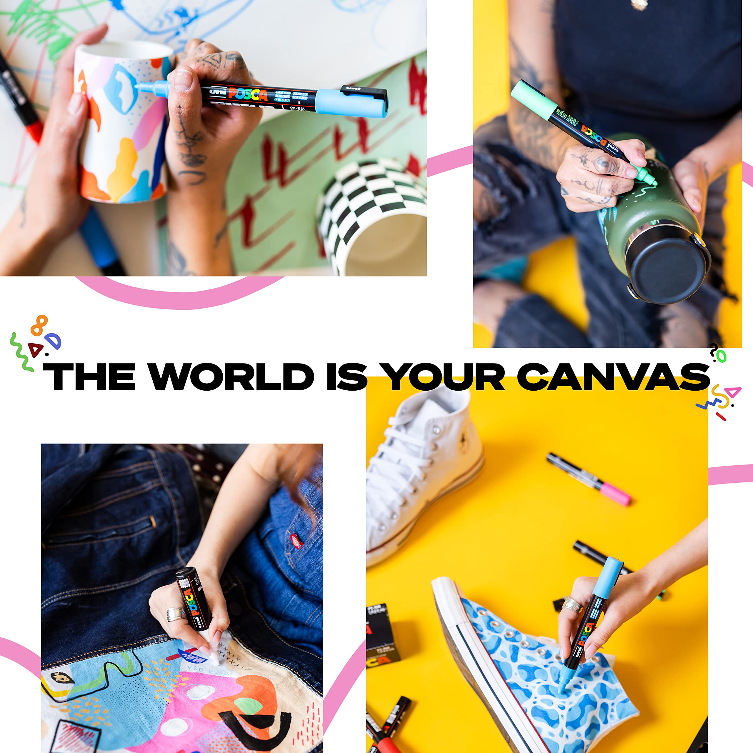 Foto 6 pulgar | Juego De Rotuladores Posca Para Pintura Acrílica, Tonos Cálidos - Venta Internacional.