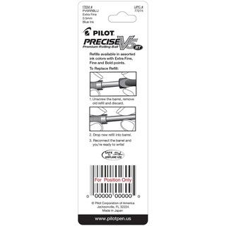 Foto 4 | Recambios De Tinta Pilot Precise V5 Rt Extrafine Point Blue X2 - Venta Internacional.