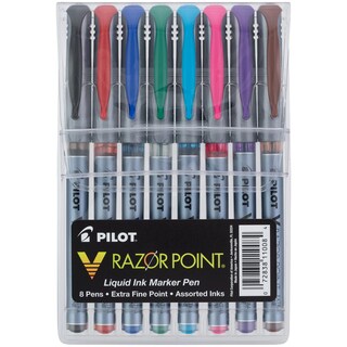 Foto 1 | Paquete De 8 Bolsas De Tinta Líquida Razor Point De Marker Pilot V - Venta Internacional.