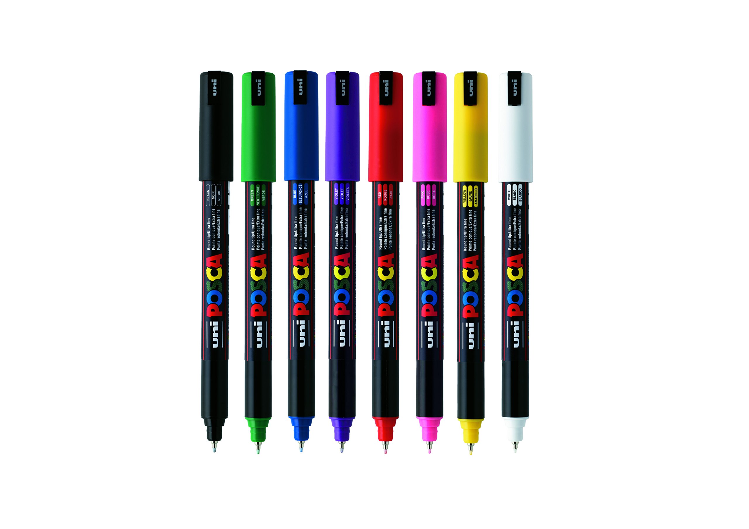Foto 2 | Marcador De Pintura Posca Pc-1mr Con Punta Ultrafina, Juego De 8 Colores - Venta Internacional.