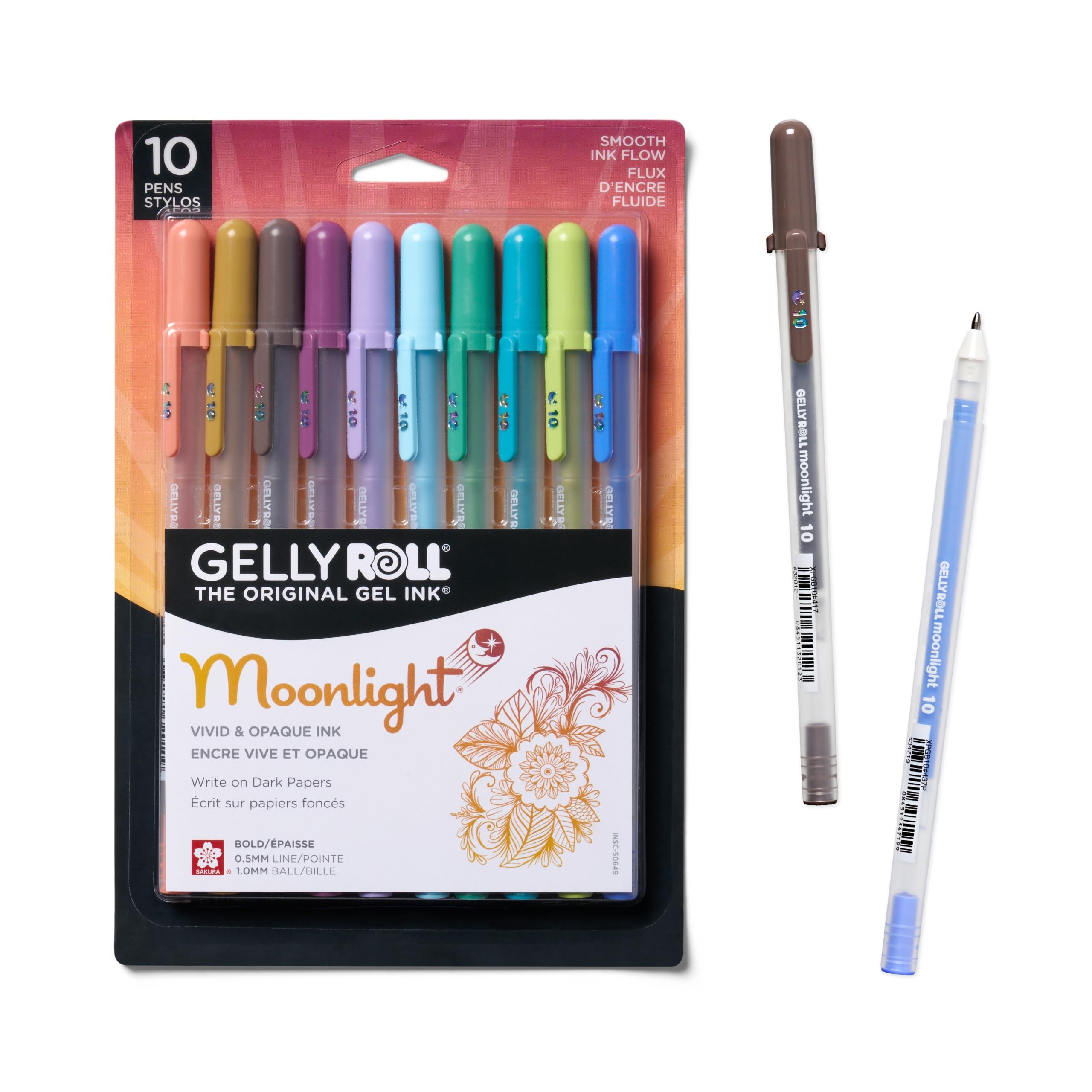 Foto 2 pulgar | Bolígrafos De Gel Sakura Gelly Roll Moonlight 10 Bold Ink, Paquete De 10 - Venta Internacional.