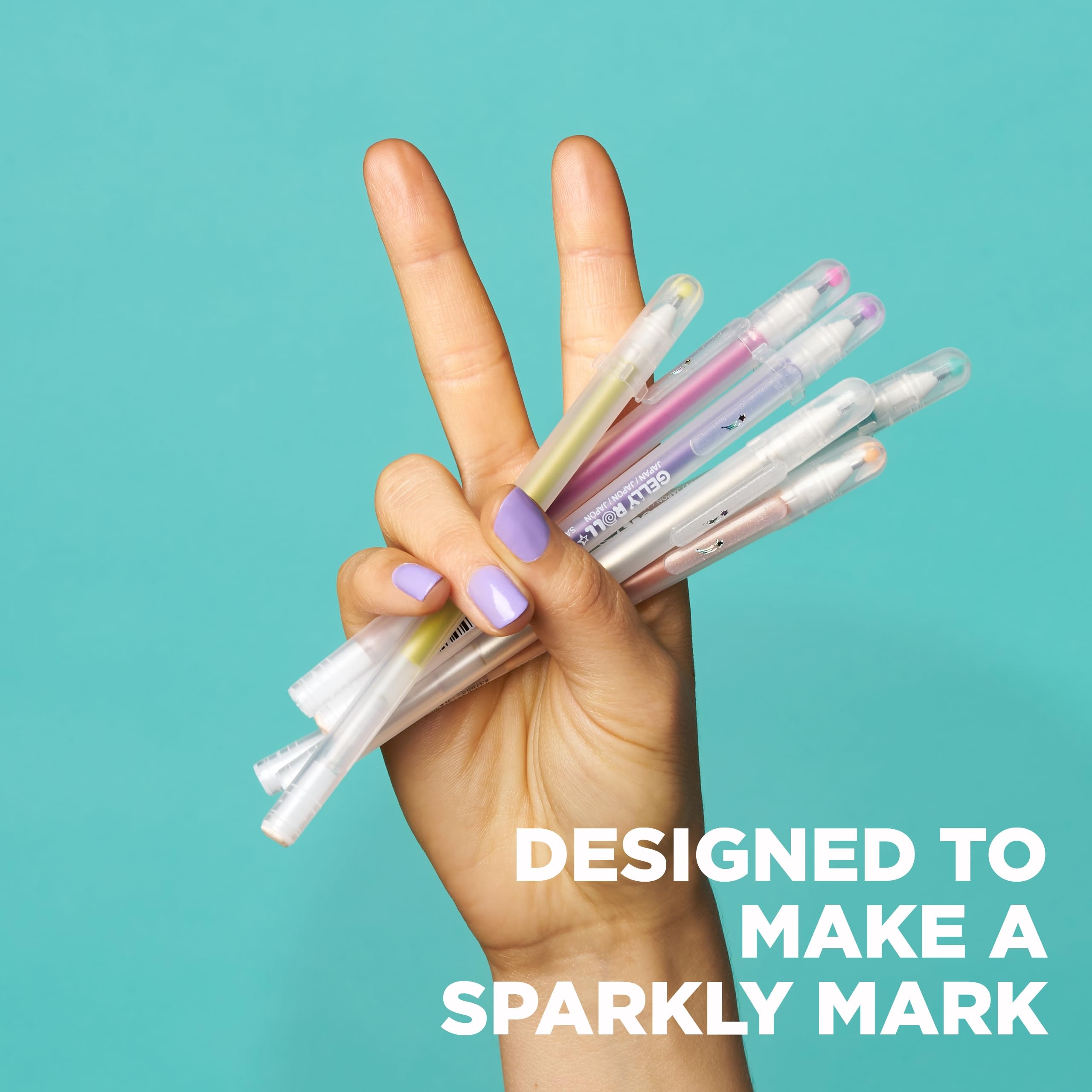 Foto 5 | Bolígrafos De Gel Con Purpurina Sakura Gelly Roll Stardust, Tinta Transparente, Paquete De 6 - Venta Internacional.